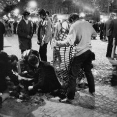 Evénements de mai-juin 68. Premières barricades au quartier latin