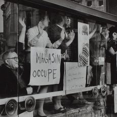 Événements de mai-juin 68. Grève, occupation des Galeries Lafayette
